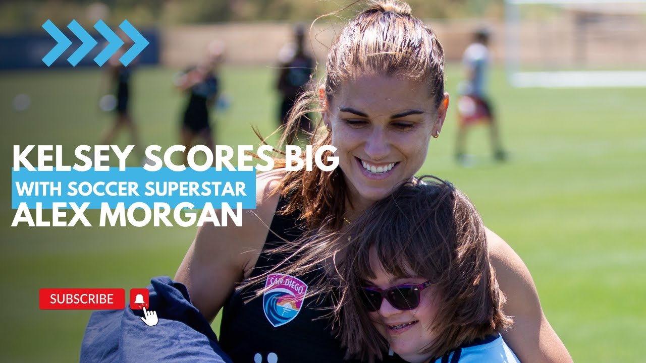 Dream Kid Kelsey Scores Big with Soccer Superstar, Alex Morgan