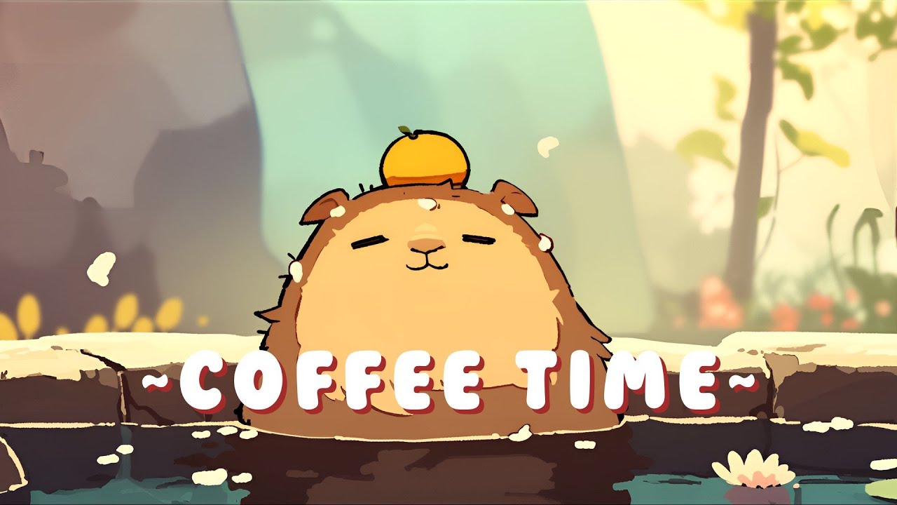 Capybara Chill Station - Study & Chill Music Mix ~ Calm Energy ~ ✨