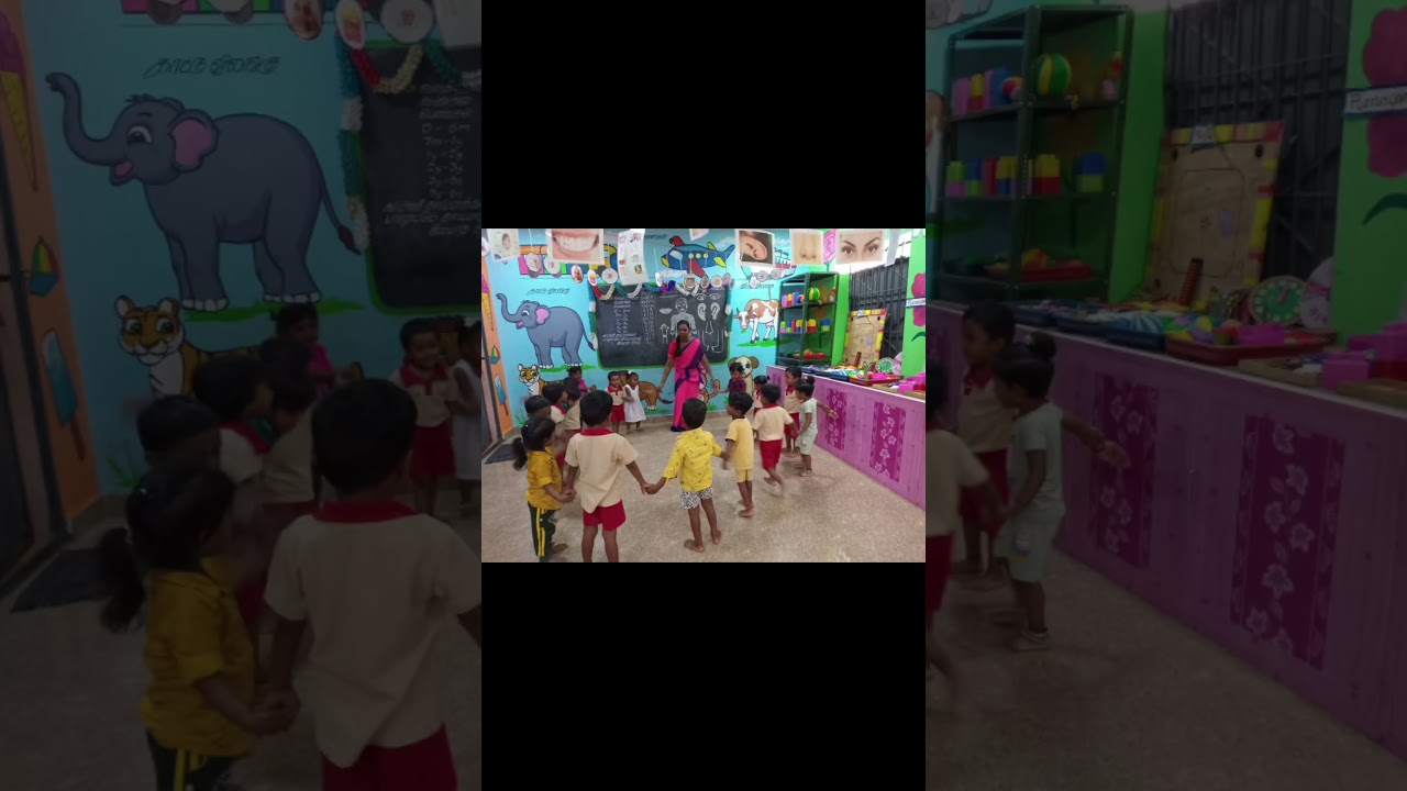 kids learning@anganwadi.. .