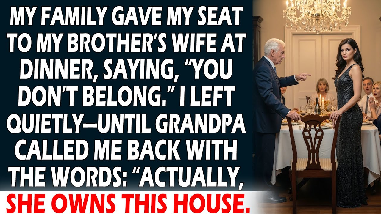 My Family Mocked Me at Dinner, Until Grandpa Revealed the Truth...