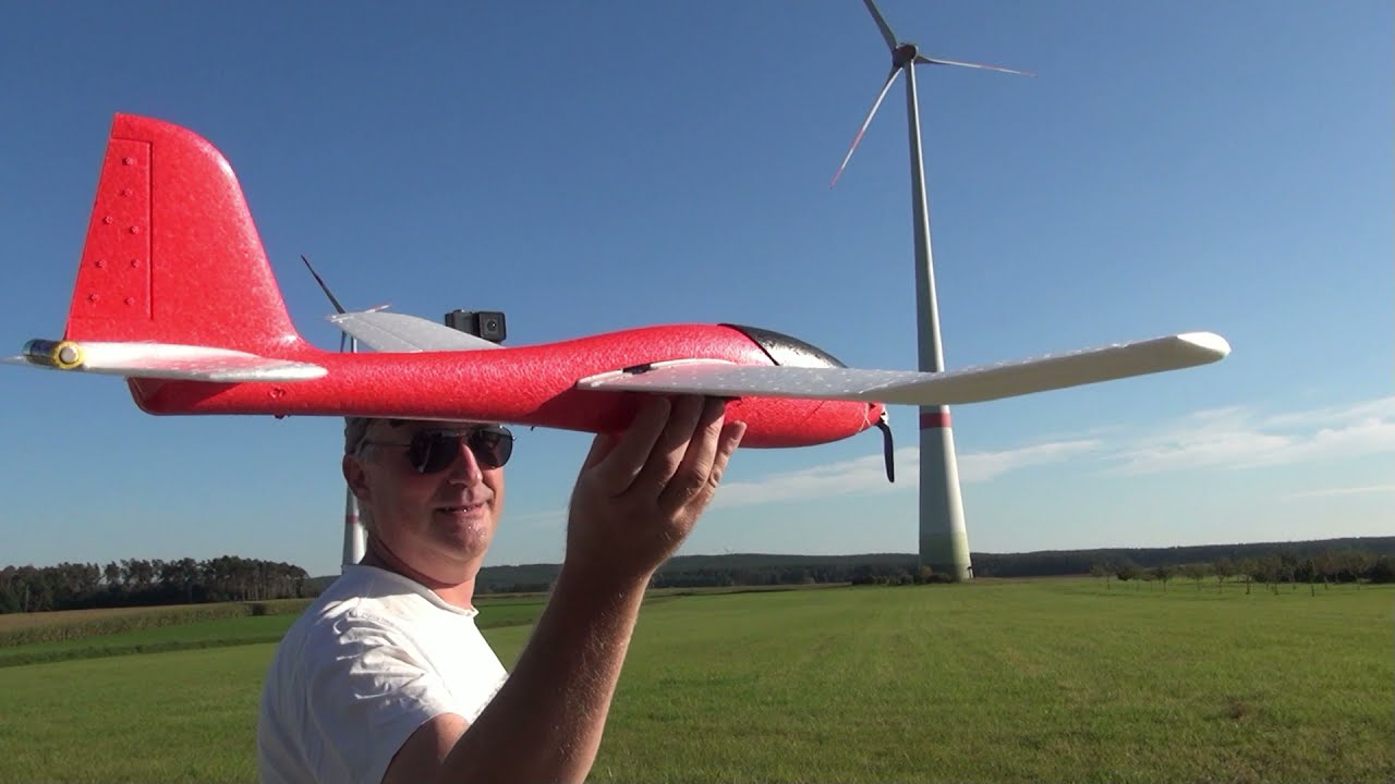 Lidl Segelflieger RC Flugzeug mit Flächenverwindung 🤔 oder Flächenverdrehung?