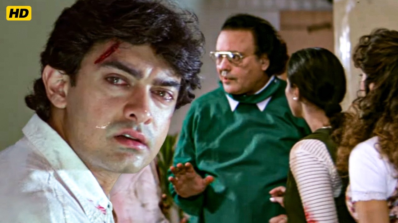 तुम्हारे दोस्त की बात बुरी हालत है नहीं पता जब तक ज़िंदा रहेगा | Ishq | Ajay Devgn | Aamir Khan
