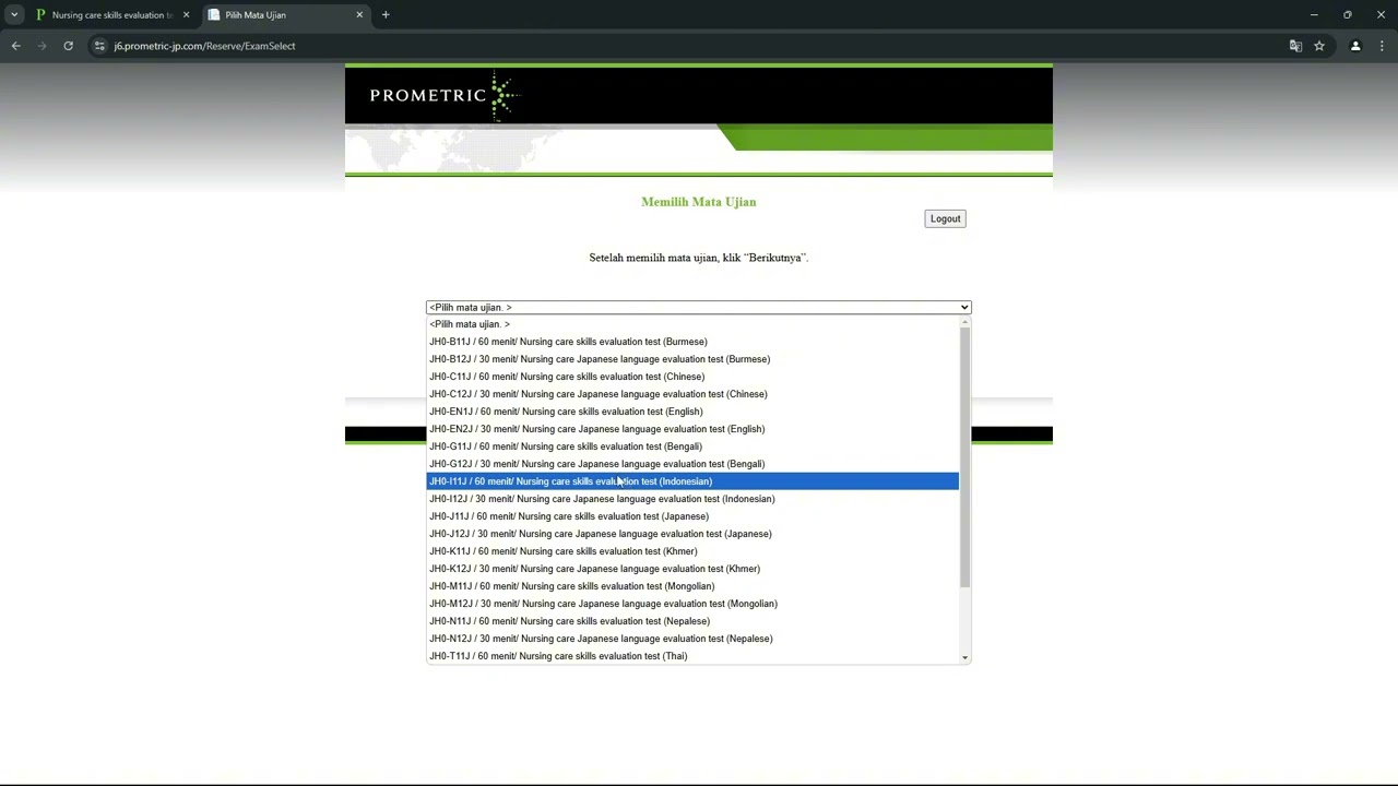 Tutorial/Cara Mendaftar Ujian SSW di web Prometric