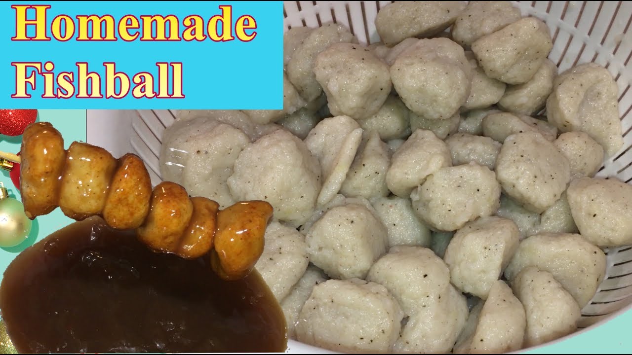 Homemade Fishball recipe | How to make fishballs | Pinoy Style | Lutong pinoy