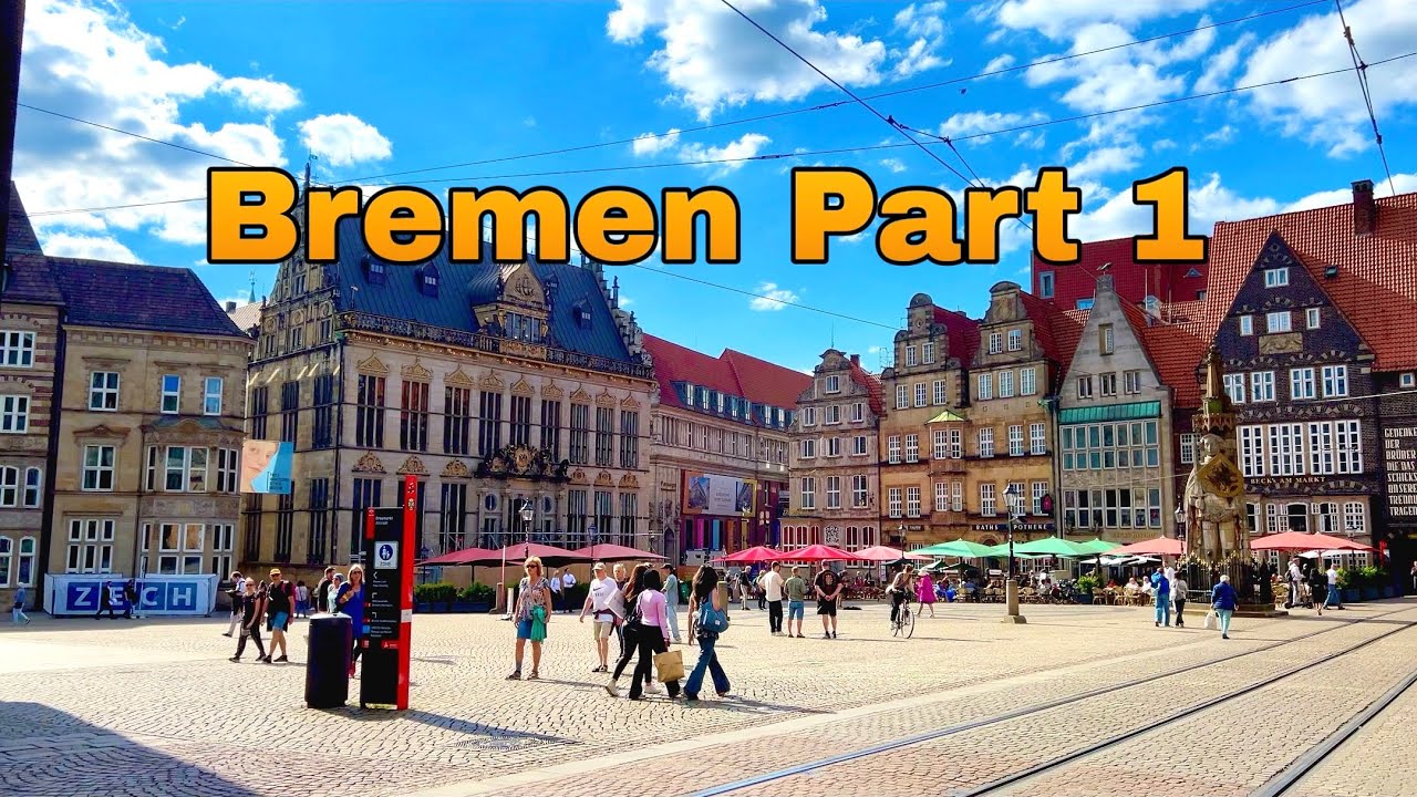Bremen Walking Tour Part 1 | 2025 | 4K Video | City Walk in Germany |