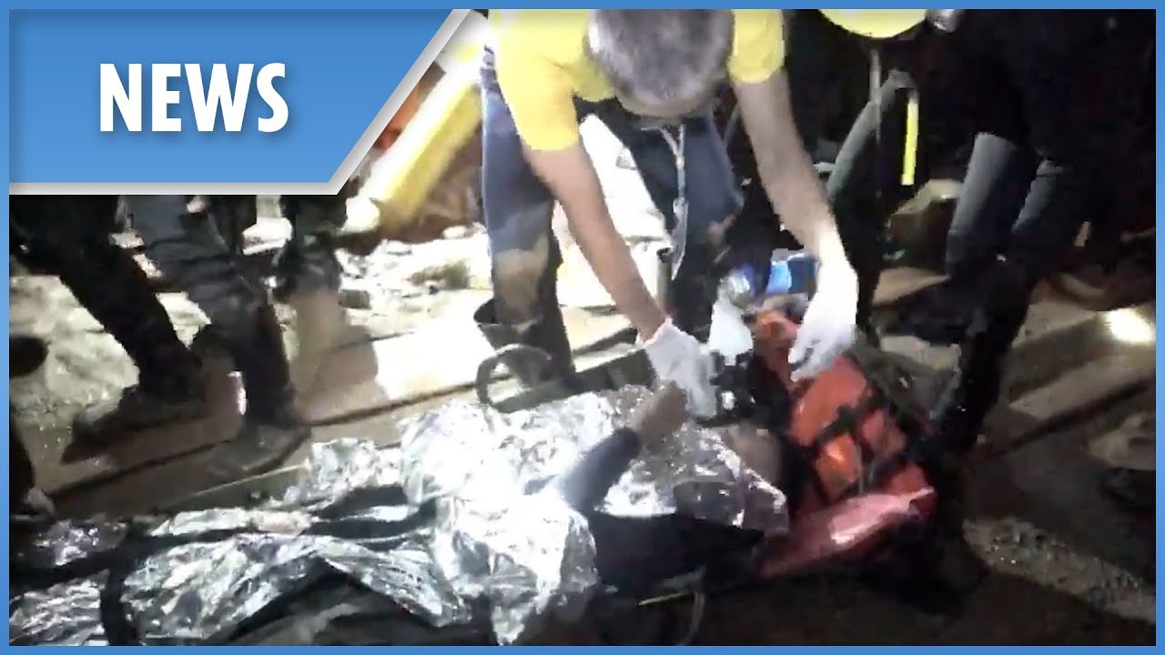 NEW: Footage of the moment Thai boys rescued