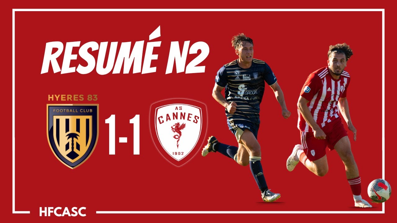 Résumé Hyères FC - AS Cannes