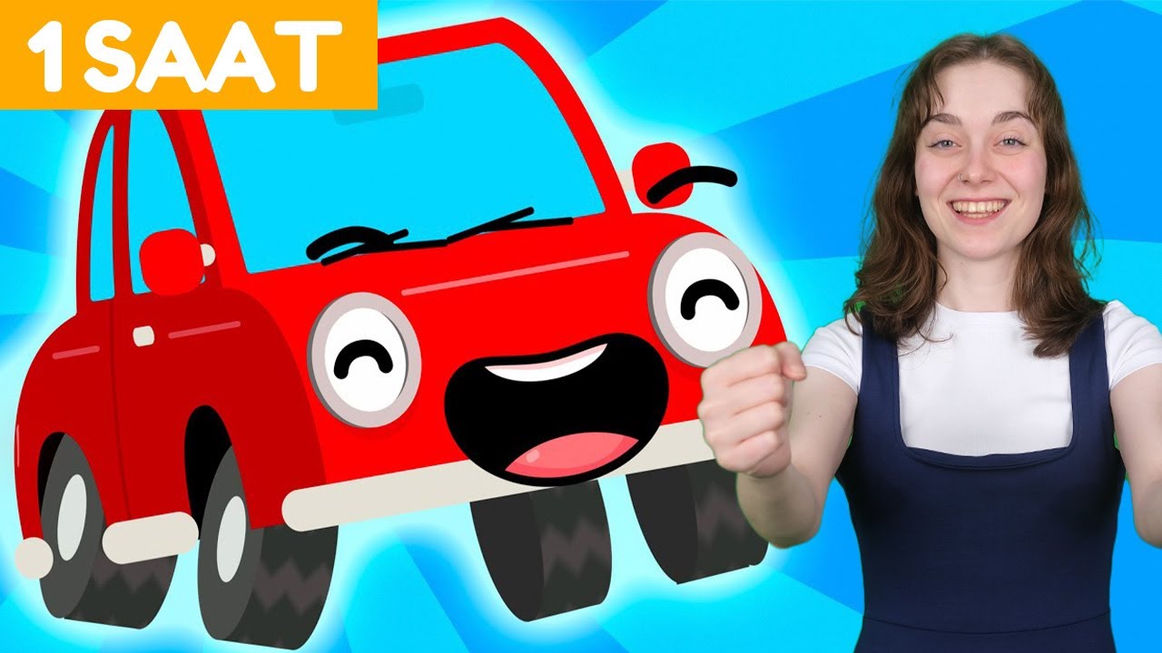10 Küçük Araba - Kırmızı Araba Nerdesin - 1 SAAT EĞLENCE
