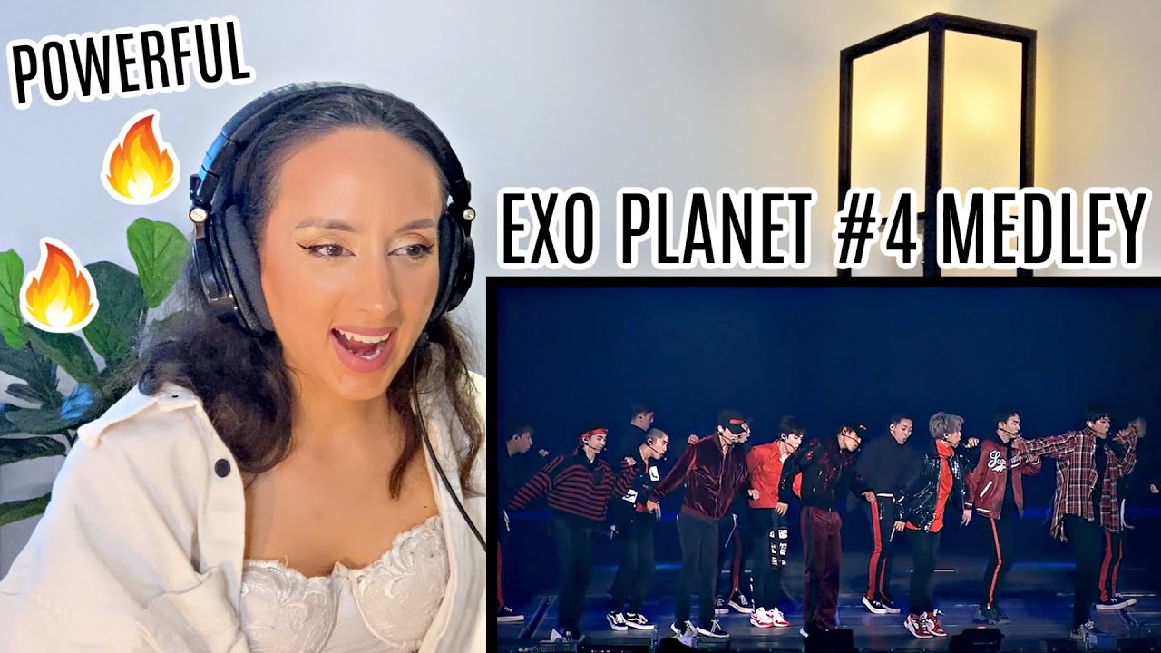 EXO EXOPLANET #4 The ElyXion in Seoul | Diamond+Coming Over+Run This+Drop That+Power REACTION
