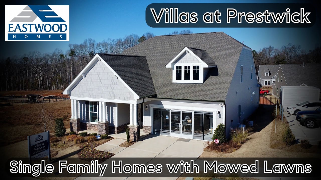 NEW Homes in Mooresville Starting Under $500k | Villas at Prestwick by Eastwood Homes | Model Tour
