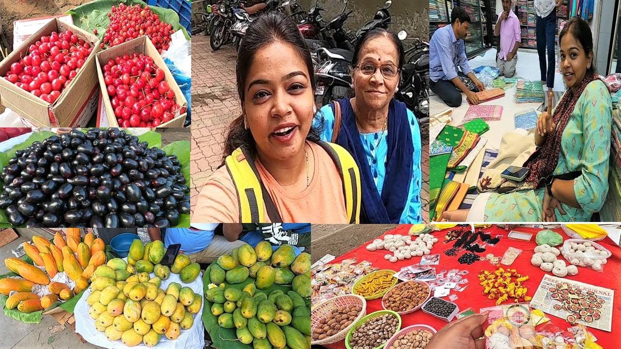 सासुबाईबरोबर गेले वटपौर्णिमेची शॉपिंग करायला बोरीवली व दहिसर मार्केट #shopping #vatpornima #borivali