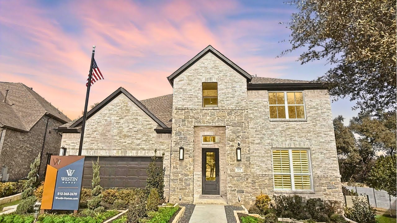 INSIDE This Rotunda Staircase DREAM Home 😍 | Wimberly II by Westin Homes in Georgetown TX