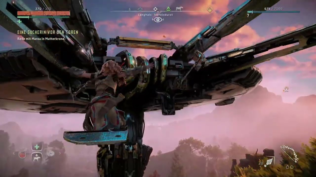 Erster Langhals überbrückt Horizon Zero Dawn Remastered 