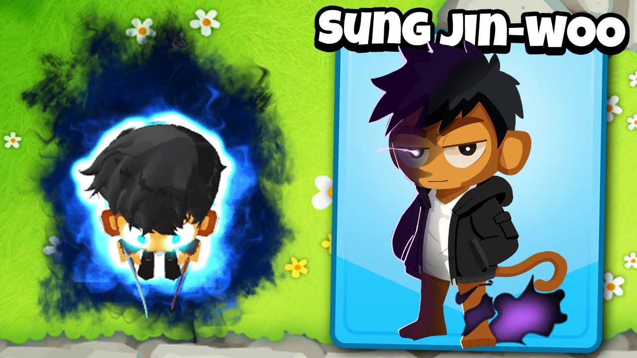 SOLO LEVELING in Bloons TD 6! | Sung Jin-woo Mod