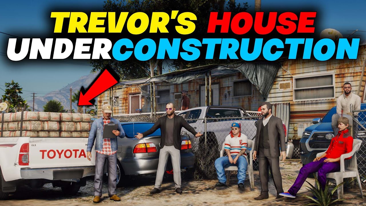 GANGSTER SERIES #53 | TREVOR HOUSE UNDER CONSTRUCTION | GTA 5 PAKISTAN