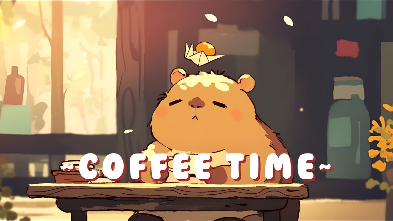 Capybara Study Beats - Chill Beats to Help You Relax ~ Gentle Feelings ~ 🎵