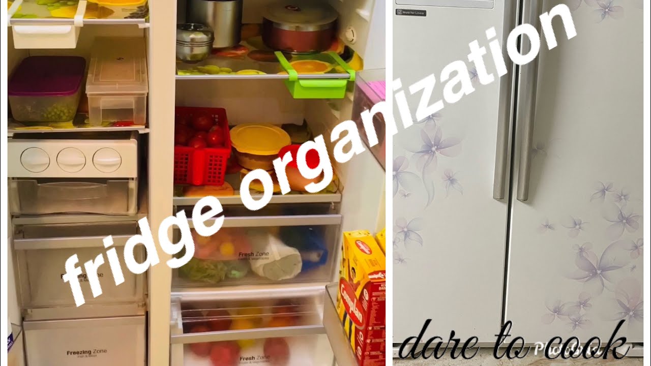 fridge organisation in tamil/how to organize fridge/indian fridge/ LG double door fridge