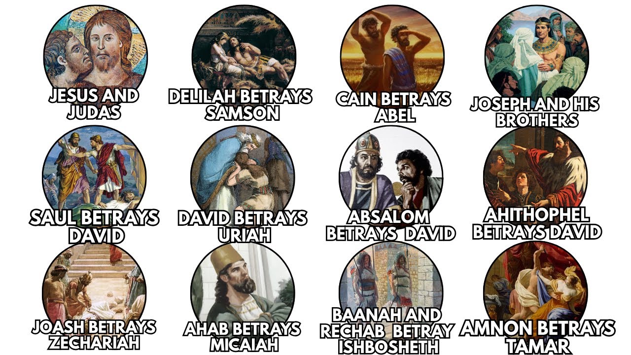 Every Story About Betrayal in the Bible Explained in 17 minutes.