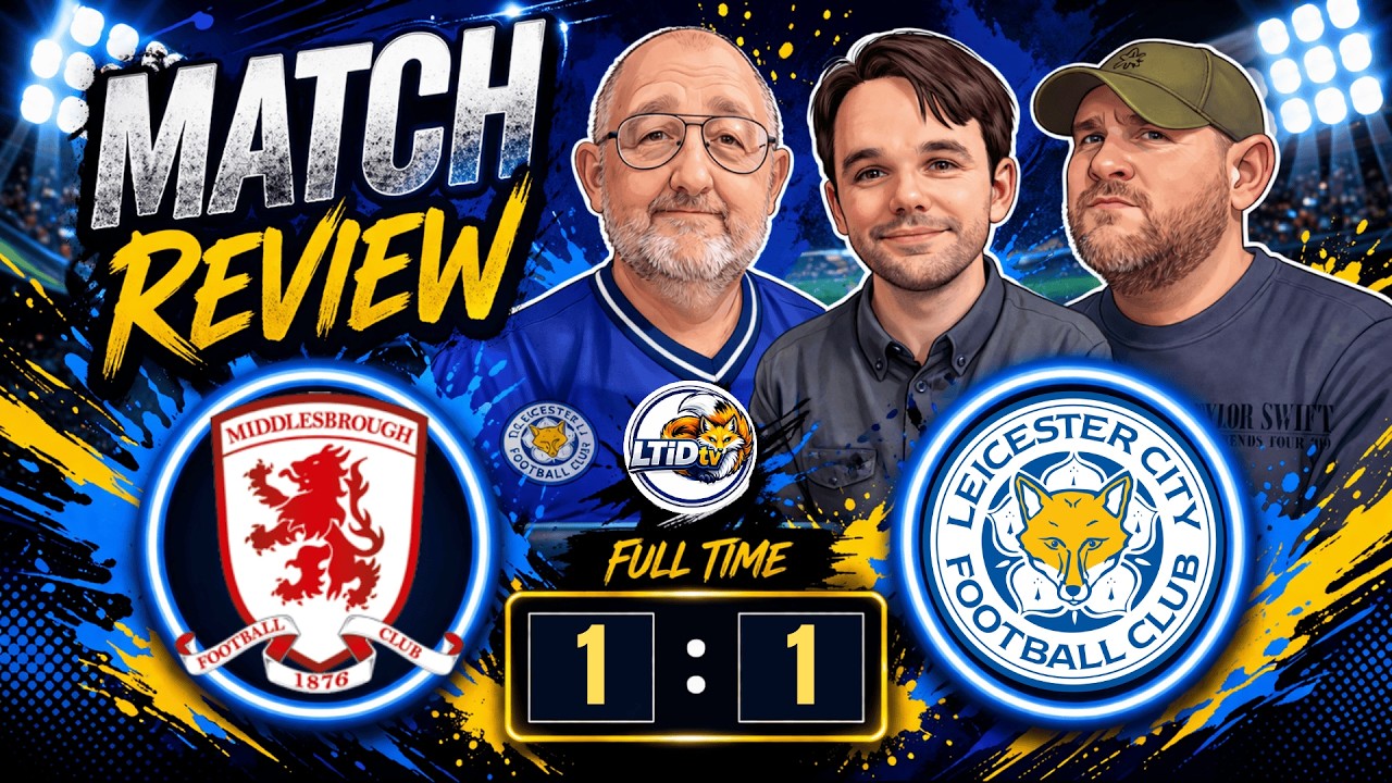 Review & Player Ratings | Middlesbrough 1-1 Leicester C