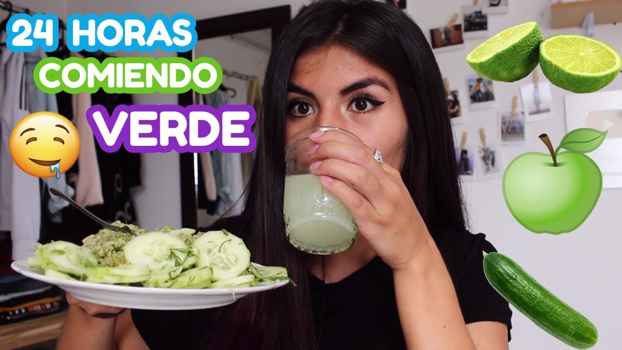 24 HORAS COMIENDO VERDE /Andrea casallas