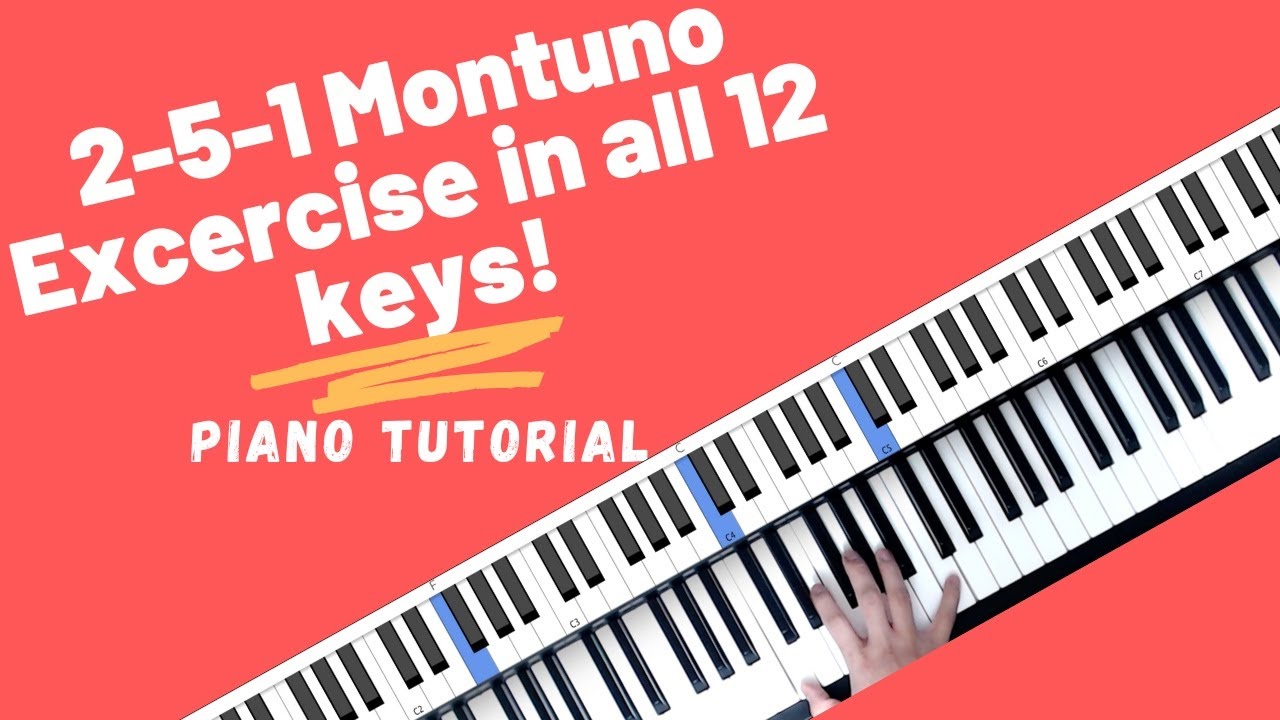 How to Play A Montuno: 2-5-1 Excercise in all 12 keys!