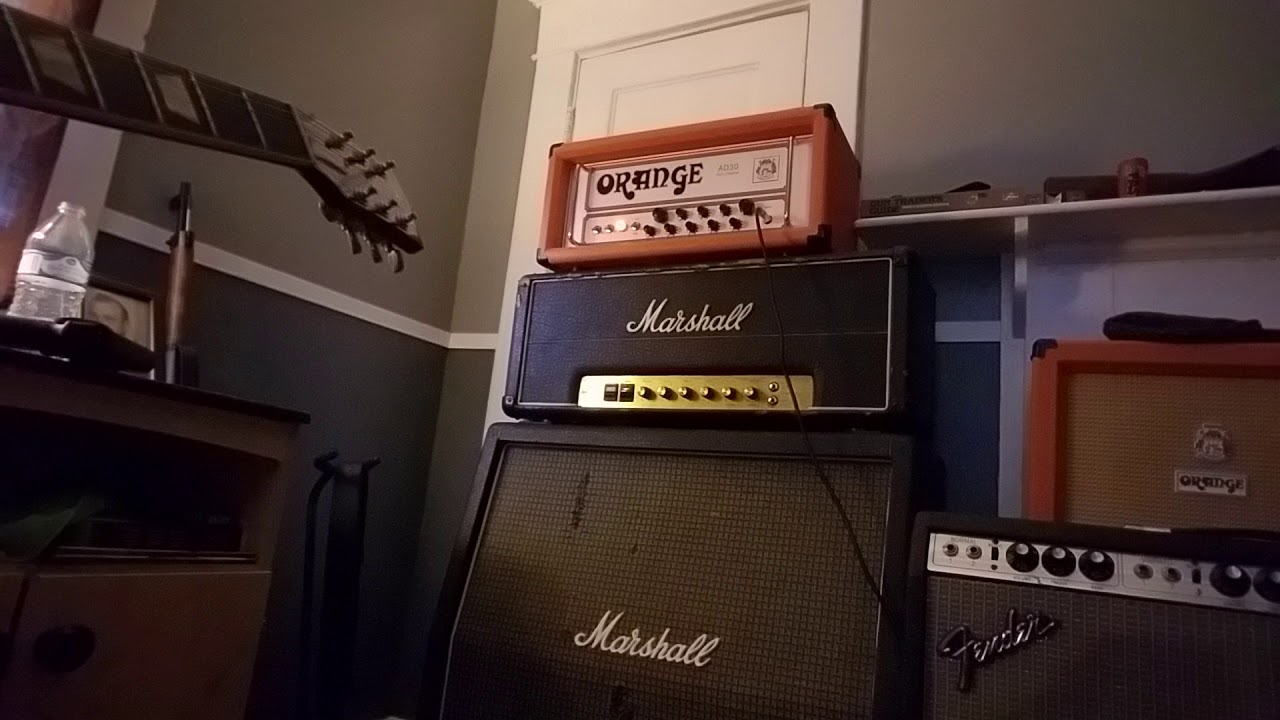 Orange AD30HTC into 1976 Marshall 4x12 (Loaded with 25W WGS Green Berets)