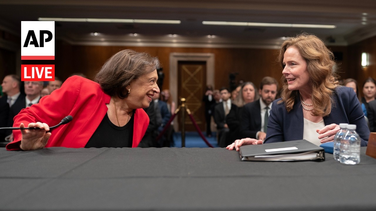 LIVE: Supreme Court Justices Barrett and Kagan testify at Senate hearing on security funding