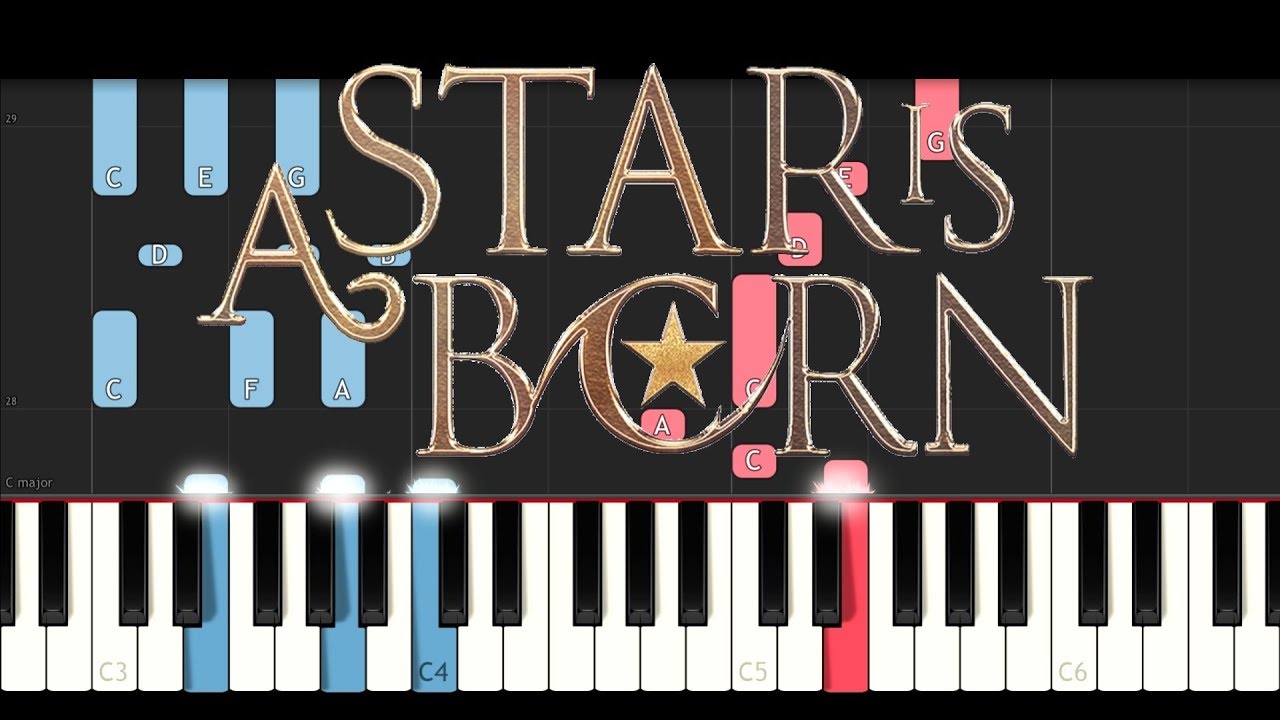A Star Is Born - Always Remember Us This Way (Lady Gaga) (Piano Tutorial)