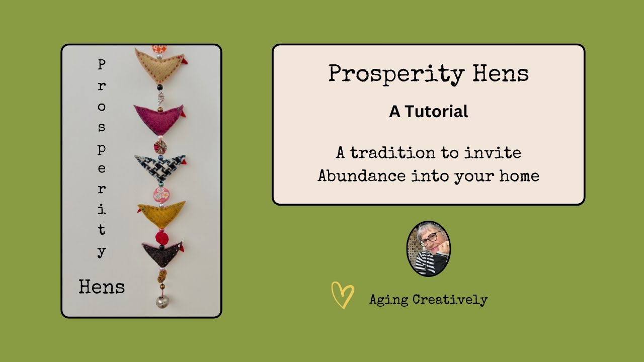 Prosperity Hens Tutorial: A Reminder to be Grateful