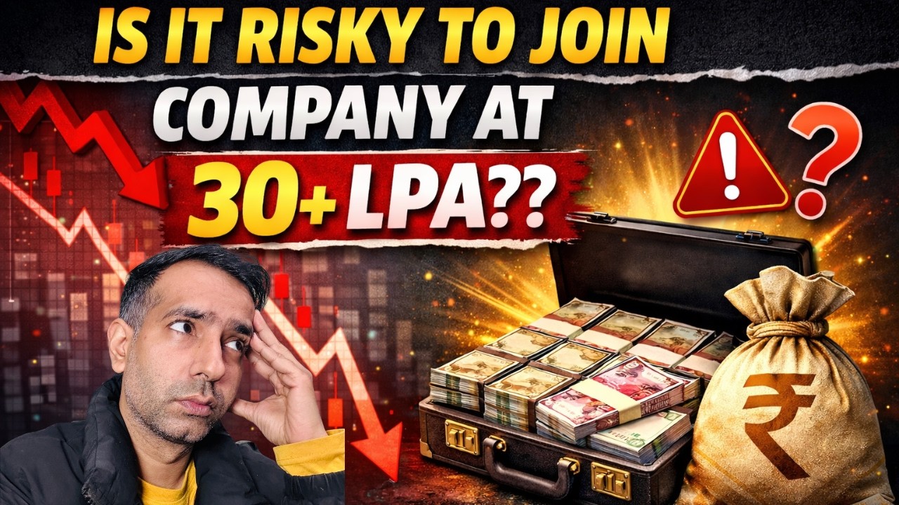 Is a 30 LPA Job Safe in India? Reality of High Salary Offers | TCS Infosys Amazon