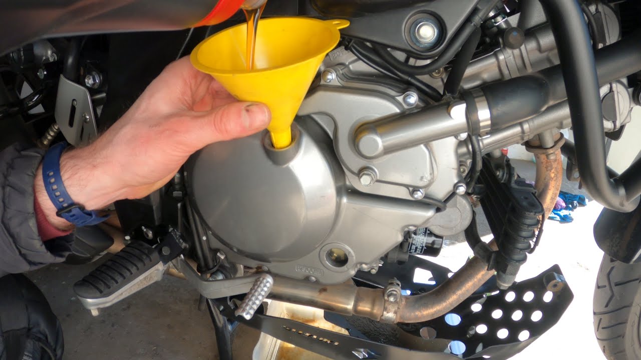 Wymiana oleju oraz filtra - DL650 V-strom