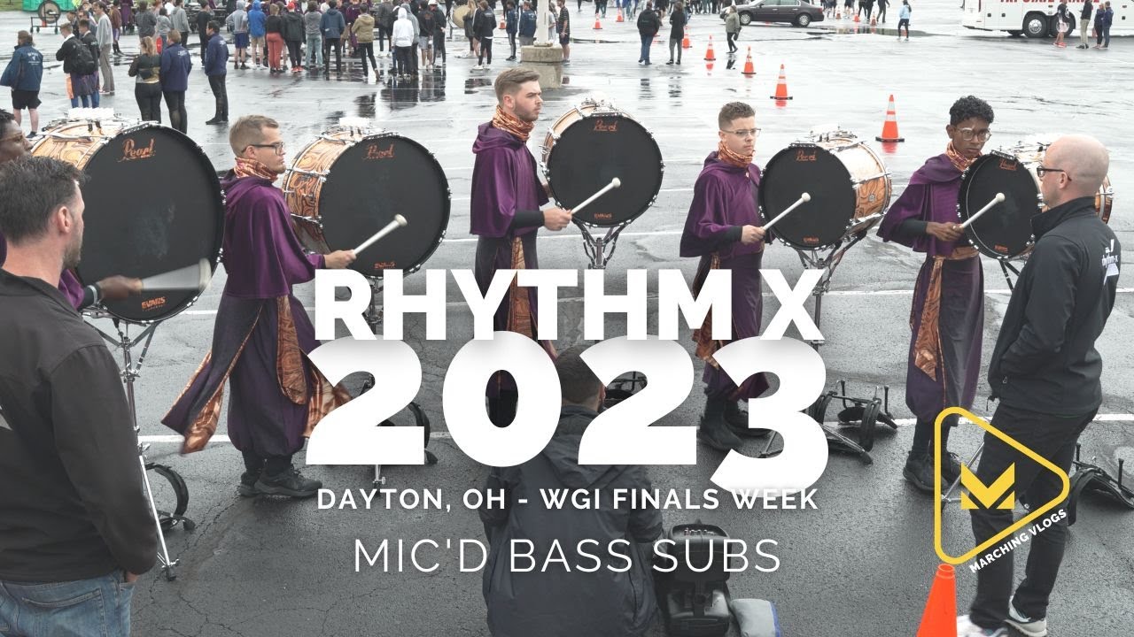 Сабвуферы с микрофоном и басом — Rhythm X 2023 — НЕДЕЛЯ ФИНАЛОВ WGI