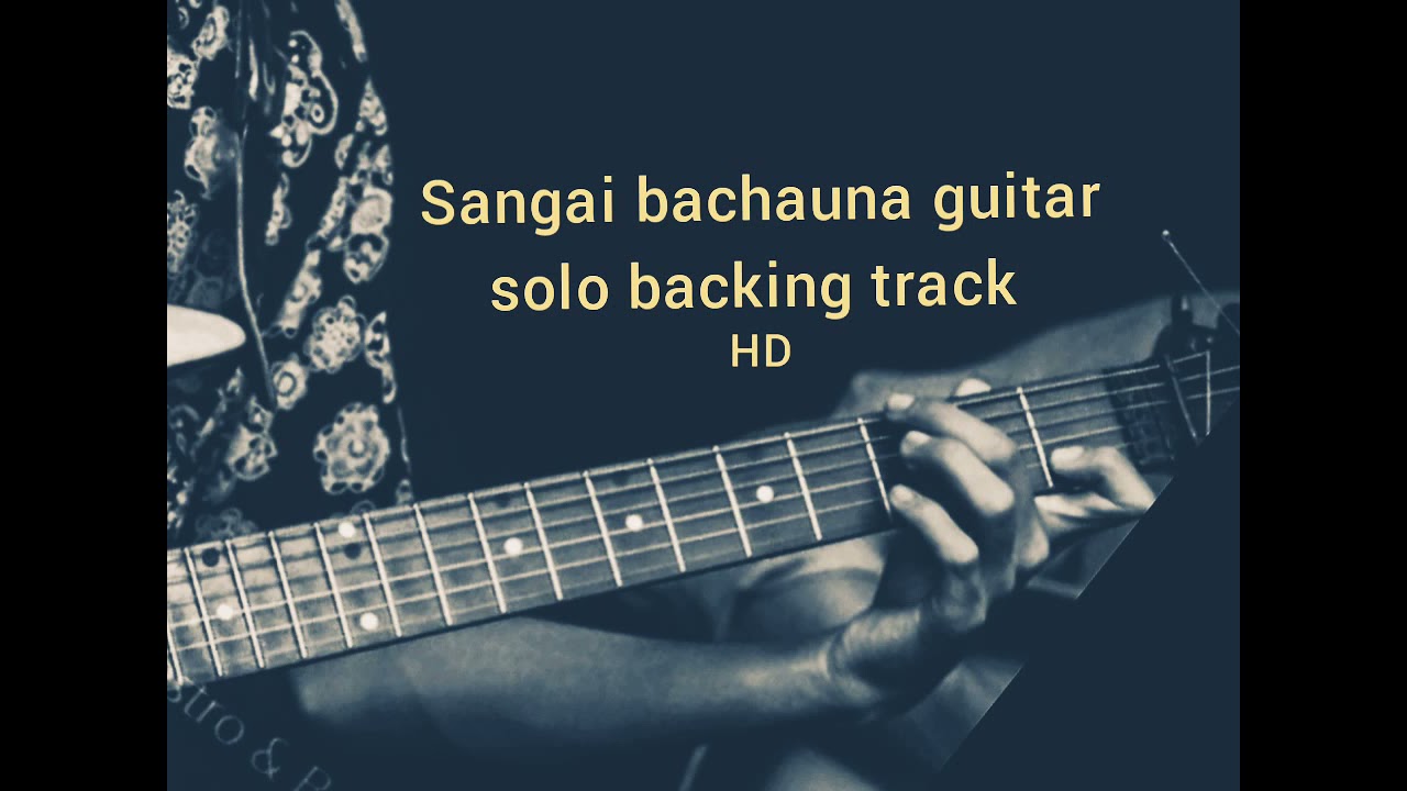 Monkey Temple  sangai bachauna guitar solo backing track hd