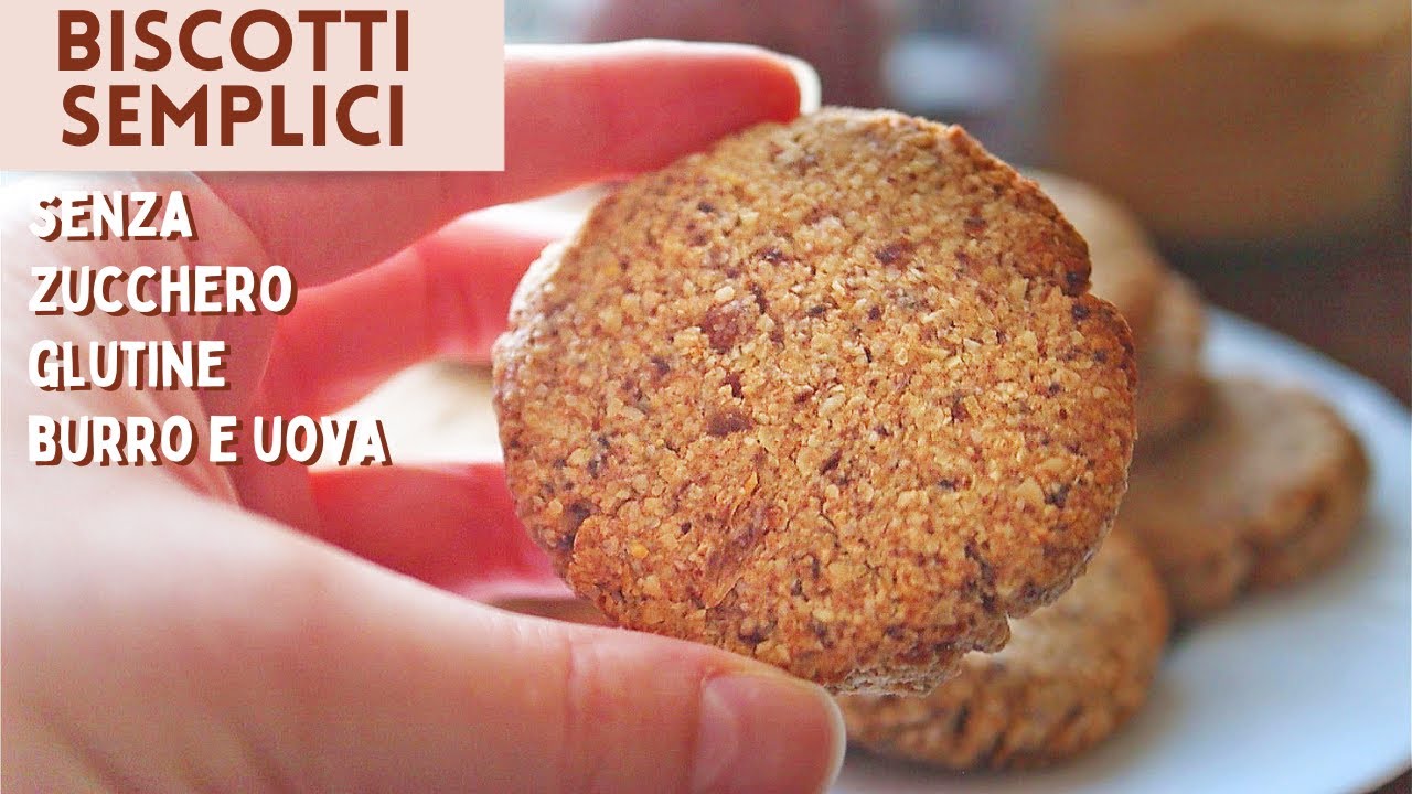 BISCOTTI MORBIDI per COLAZIONE SENZA ZUCCHERO SENZA GLUTINE SENZA UOVA SENZA BURRO | AVENA e DATTERI