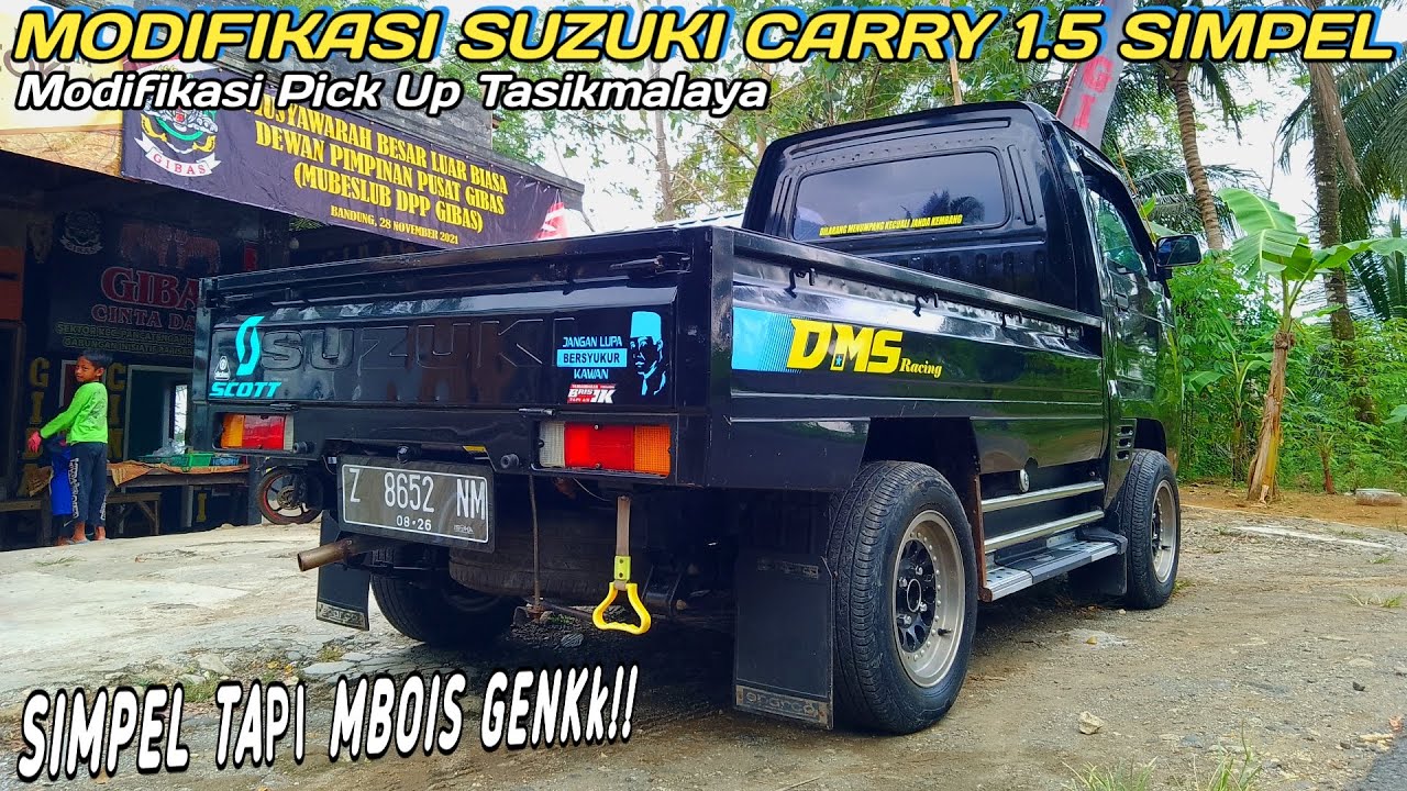 Kecee!! MODIFIKASI PICK UP SUZUKI CARRY 1.5 SIMPEL MBOIS