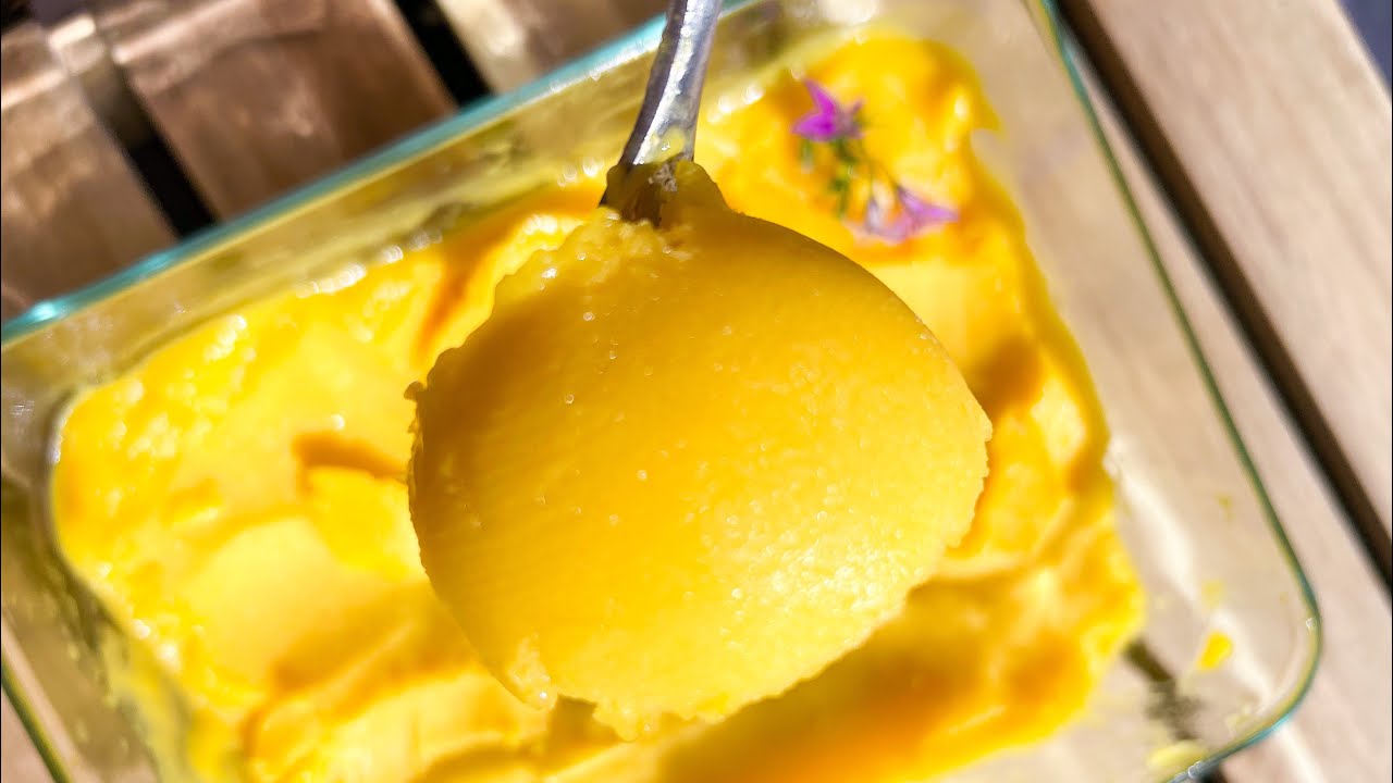 How to Make Mango Sorbet With Just 3 Ingredients!