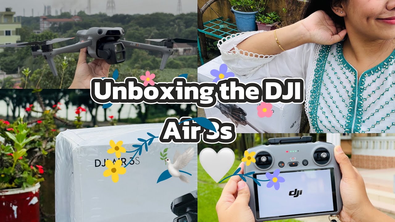 Unboxing the DJI Air 3s Drone | Gongons world
