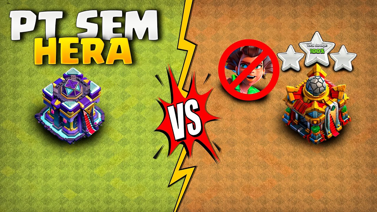 INCRÍVEL!! Cv15 dando PT em Cv16 sem Hera! - Clash of Clans