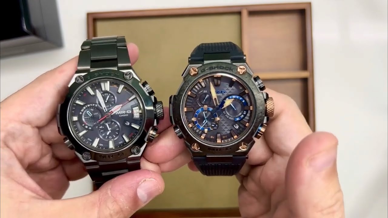 A Few Fair Watches - Casio G-Shock MRG B2000R-1A with short comparison with MRG G2000CB-1A