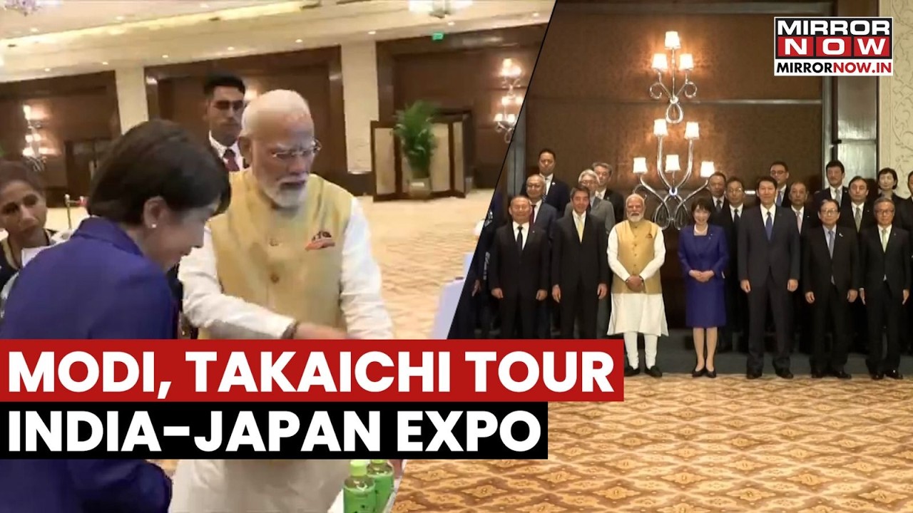 India-Japan Economic Boost: Pm Modi, Takaichi Visit Economic Forum Exhibition | Indo-Pacific Ties