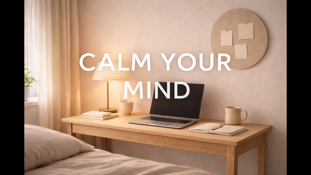 Calm Focus for Overthinking Minds (1 Hour) | Deep Neutral Ambient Music