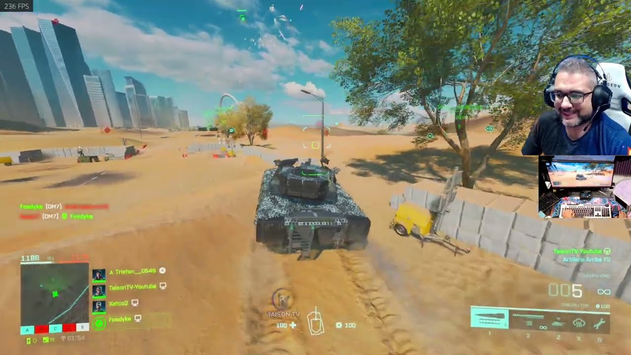 Usando el Thor en el Desierto de Qatar, que maravilla. Battlefield 2042