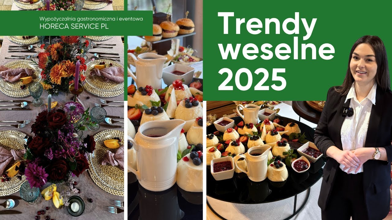 Trendy weselne 2025 | Horeca Service
