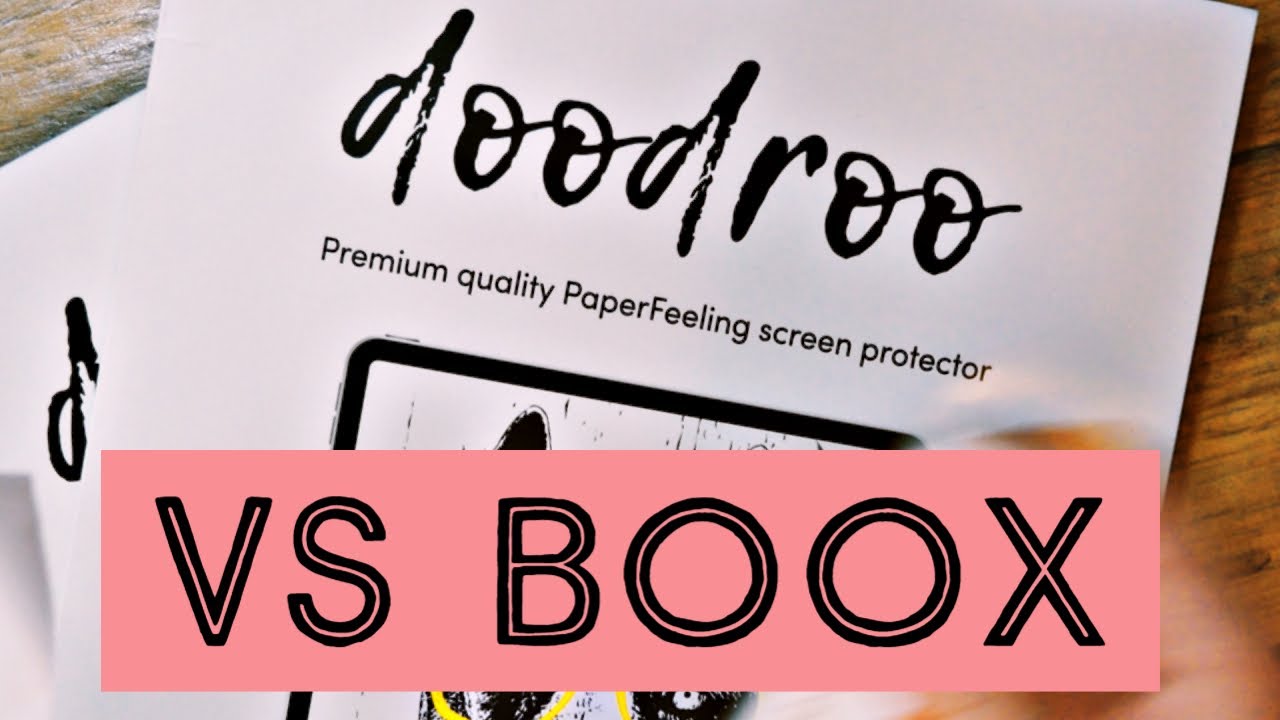doodroo paperfeeling screen protector for max lumi