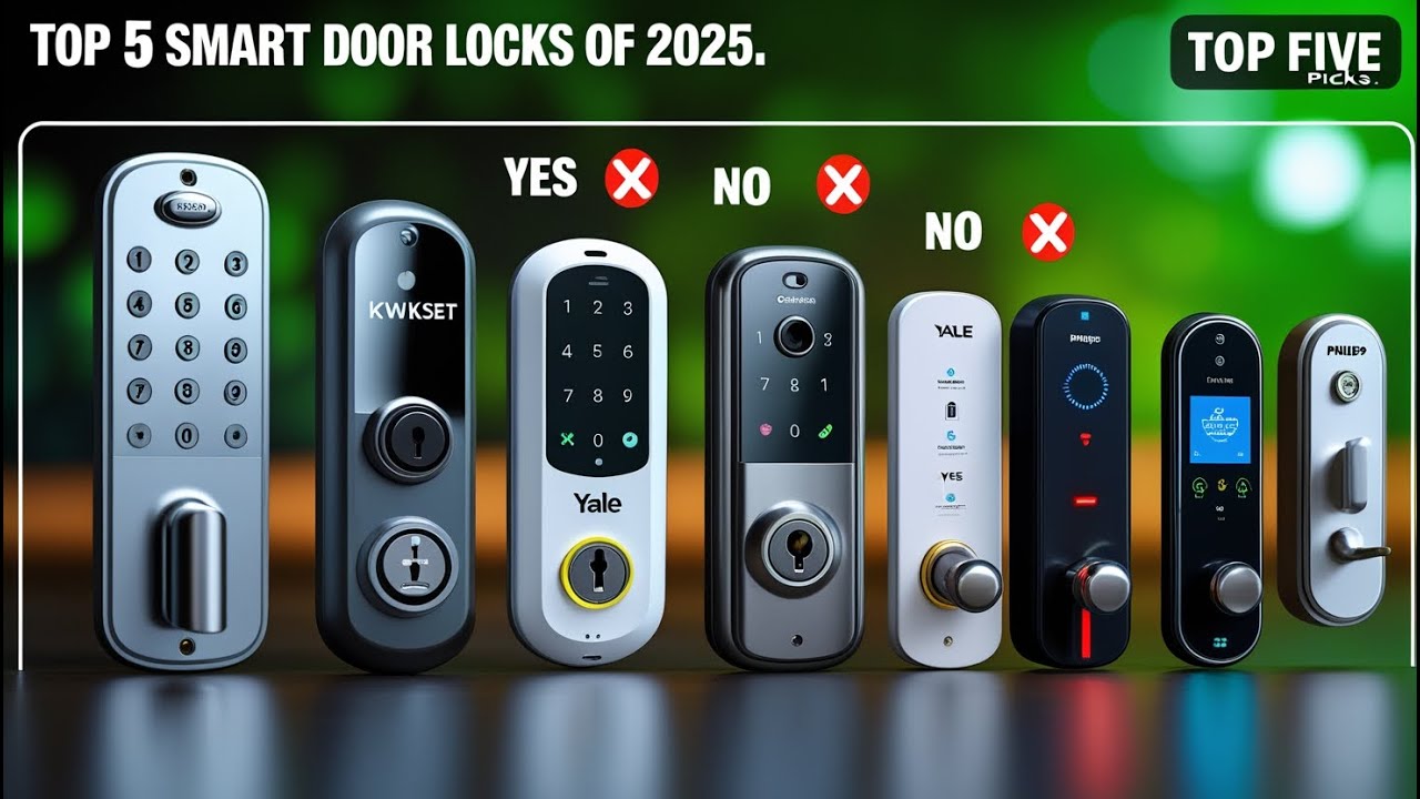 TOP 5 BEST SMART DOOR LOCK IN 2025  [Watch Before You Buy 2025].