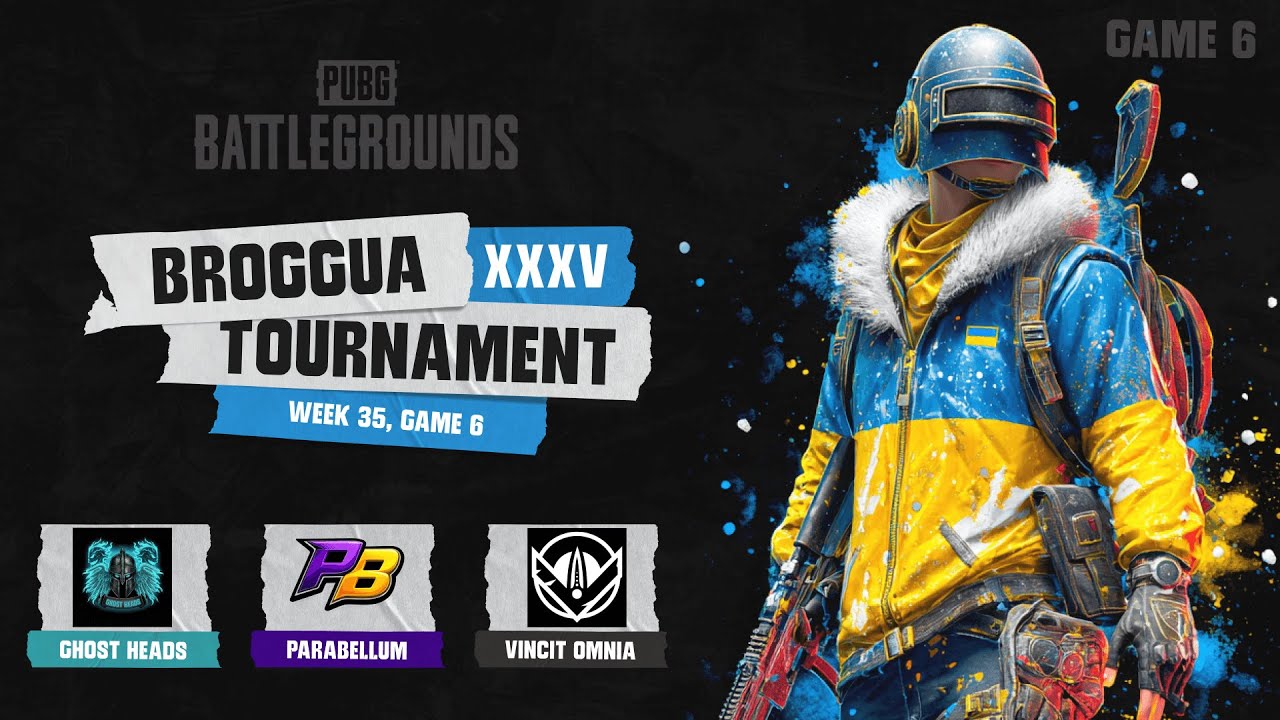 🔥 Турнір BROGGUA XXXV: “Be Happy” | 6 карта Erangel | BrozoraTV, BoGDoS & sedo_i | PUBG Українською