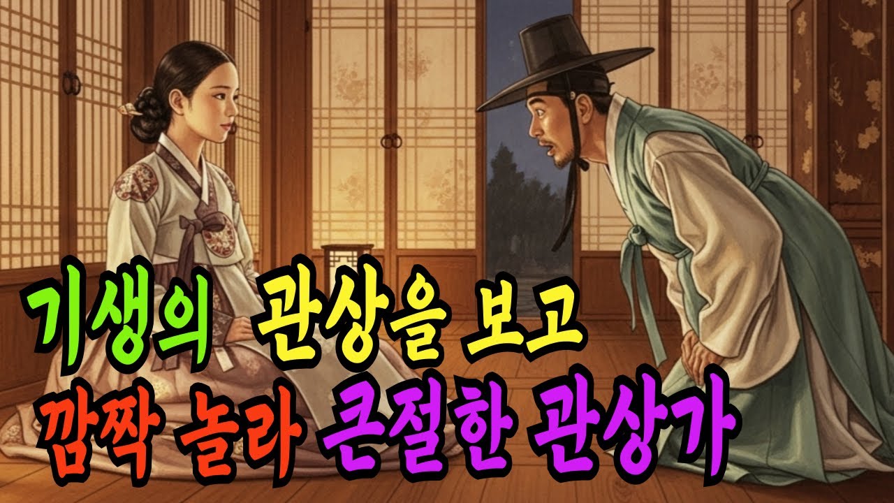 기생의 관상을 보고 깜짝 놀라 큰절한 관상가 | 야담 | 야사 | 전설 | 민담 | 설화 | 옛날이야기 l 오디오북