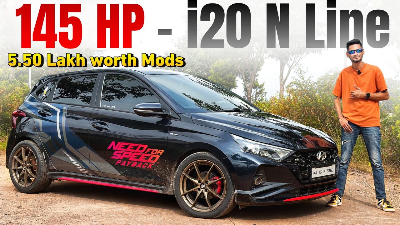 ಚಿಂದಿ ಕಾರ್ 🚀| Hyundai i20 N Line 145 HP Fully Moded Detailed Car Review Kannada