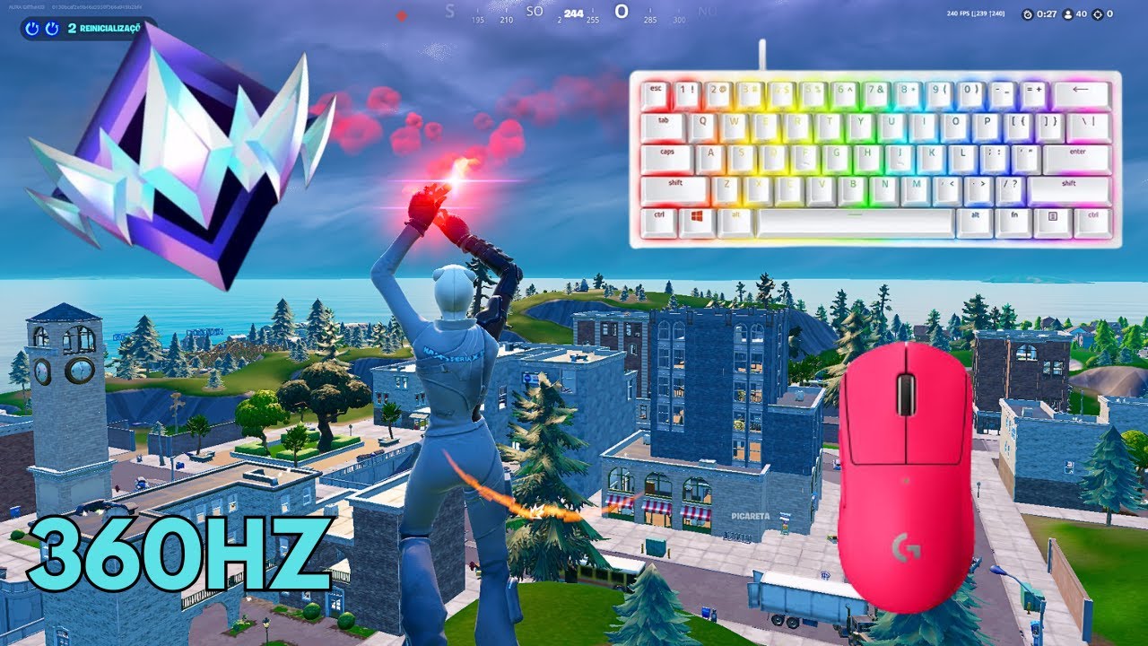 ASMR Reload Ranked ZB 🏆 (240HZ - 0 PING) Razer Huntsman Mini 😴 Satisfying Keyboard Fortnite