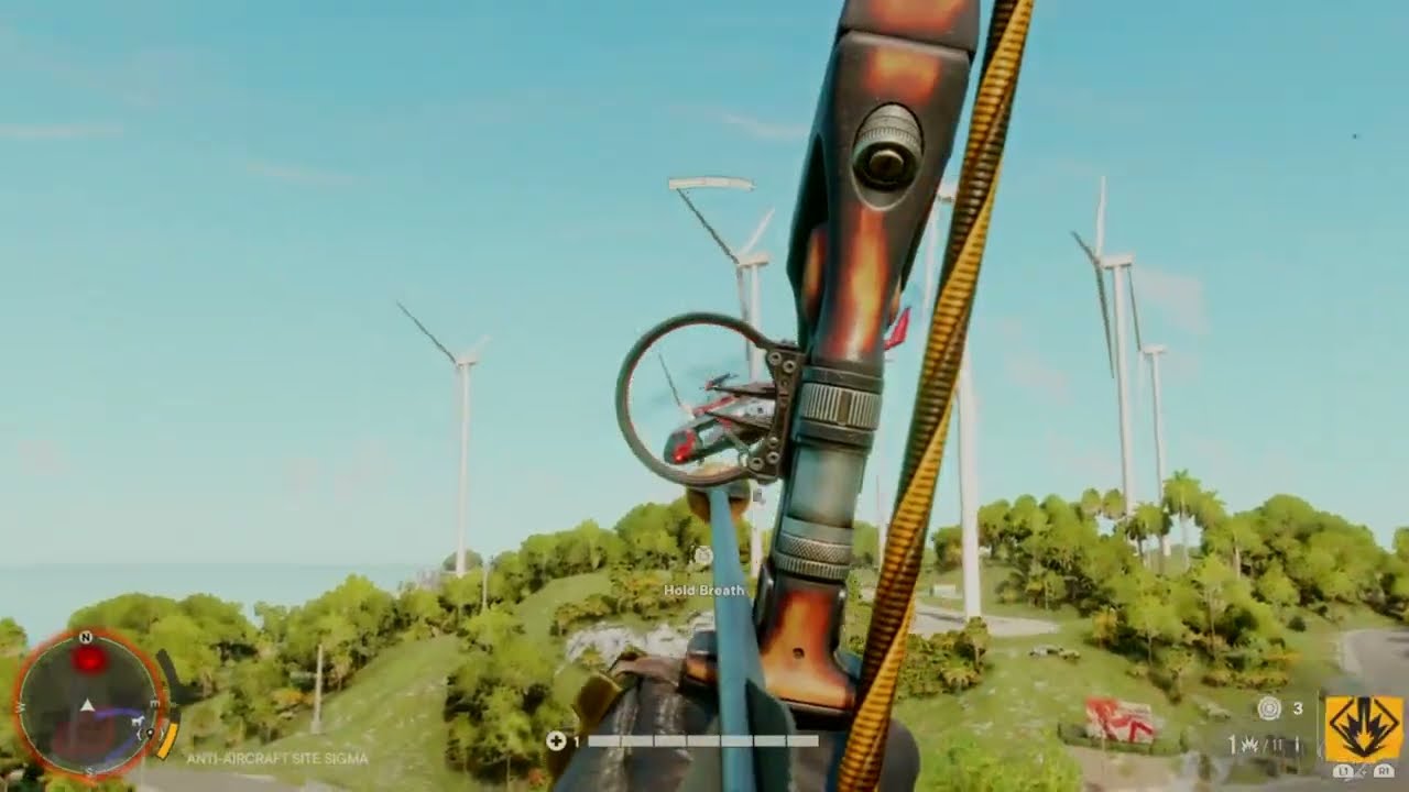 Far Cry 6 Rambo Vengeance Bow vs Helicopters and Tanks